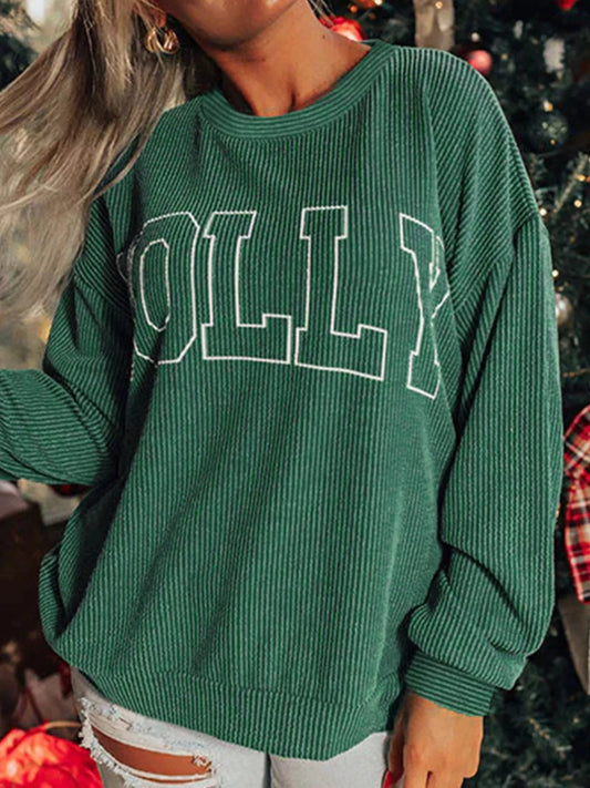 letter sweatshirt