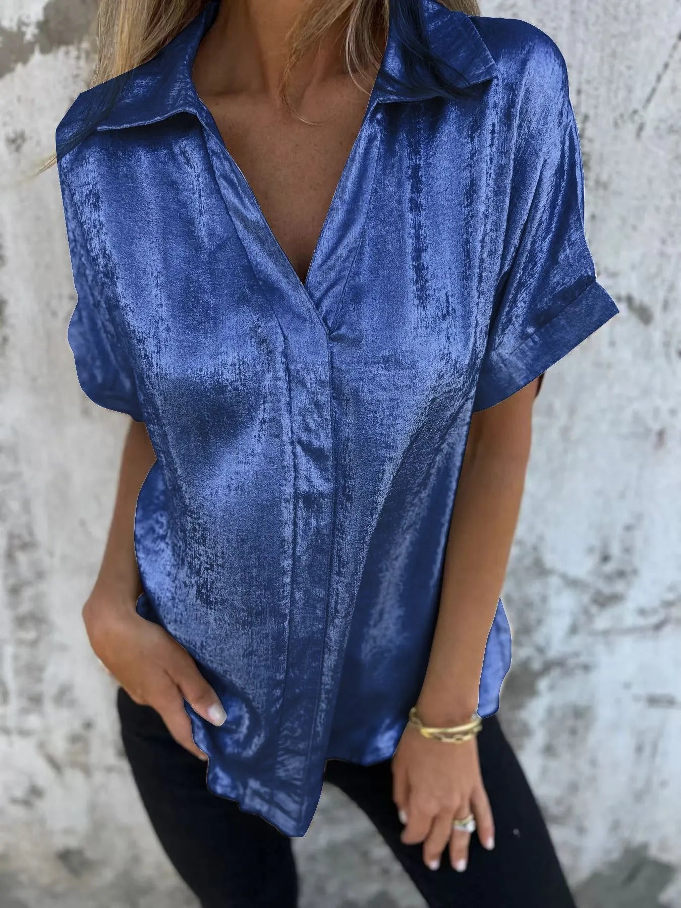 plus size collared shirt