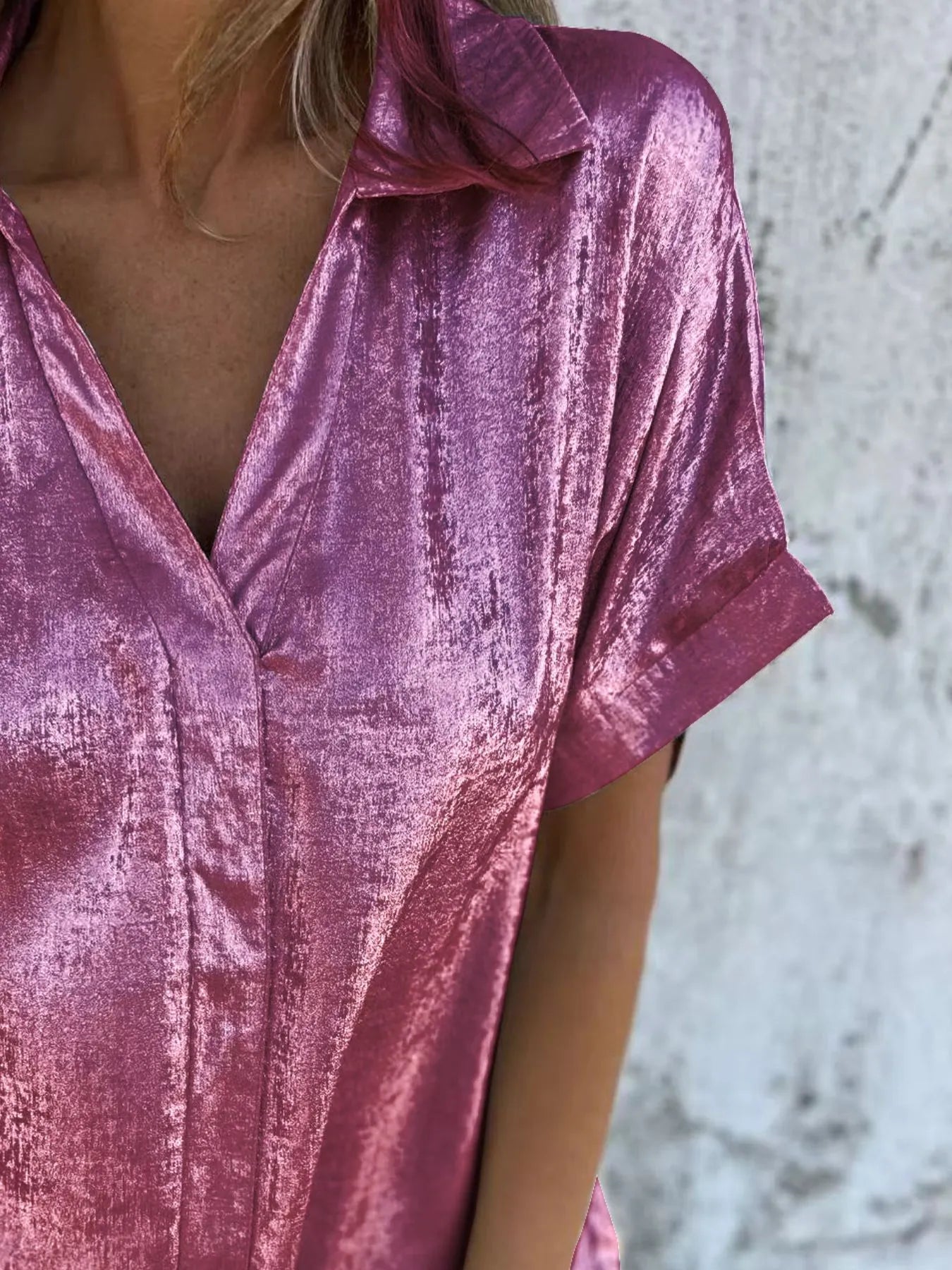 plus size collared shirt