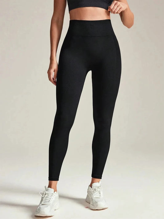 Black High Rise Active Leggings
