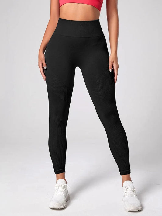 Black High Waist Active Leggings