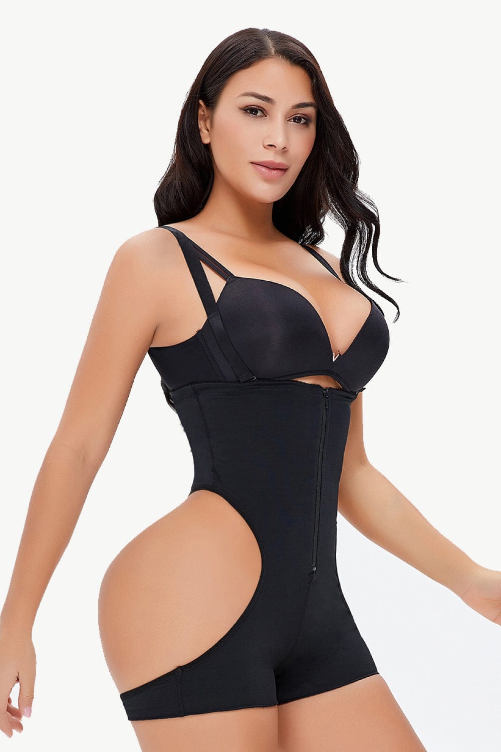 Full Size Cutout Under-Bust Shaping Bodysuit Body suits