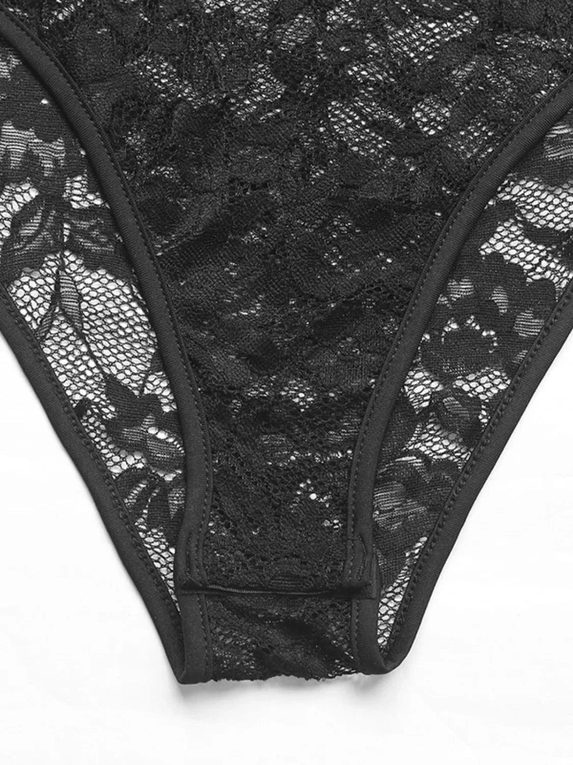 Lace Plunge Sleeveless Bodysuit Body suits