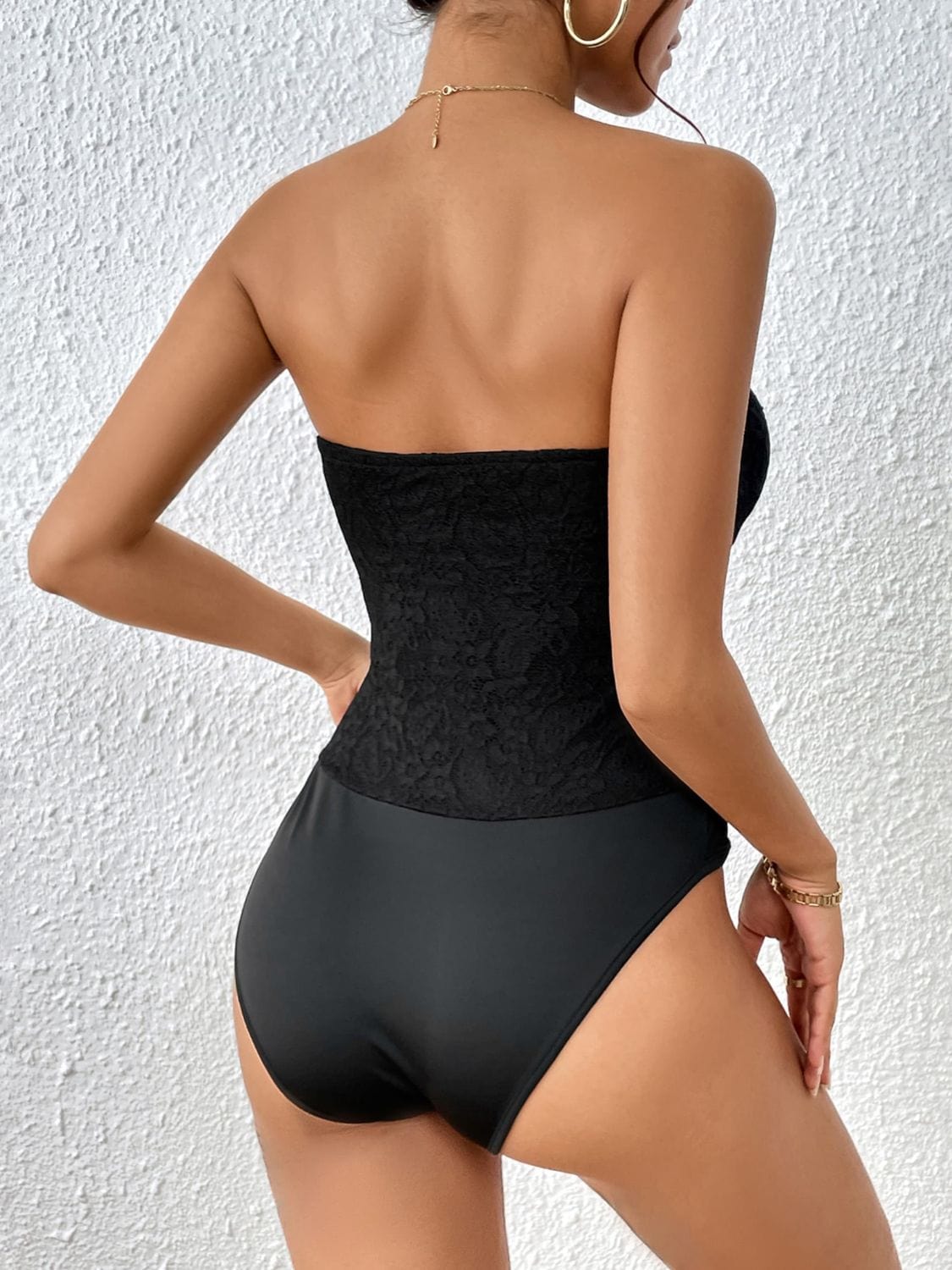 Perfee Strapless Sweetheart Neck Bodysuit Body suits