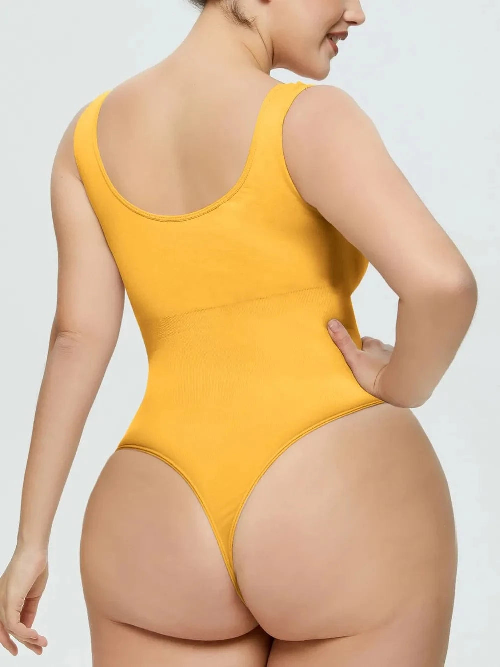 Scoop Neck Wide Strap Shaping Bodysuit Body suits