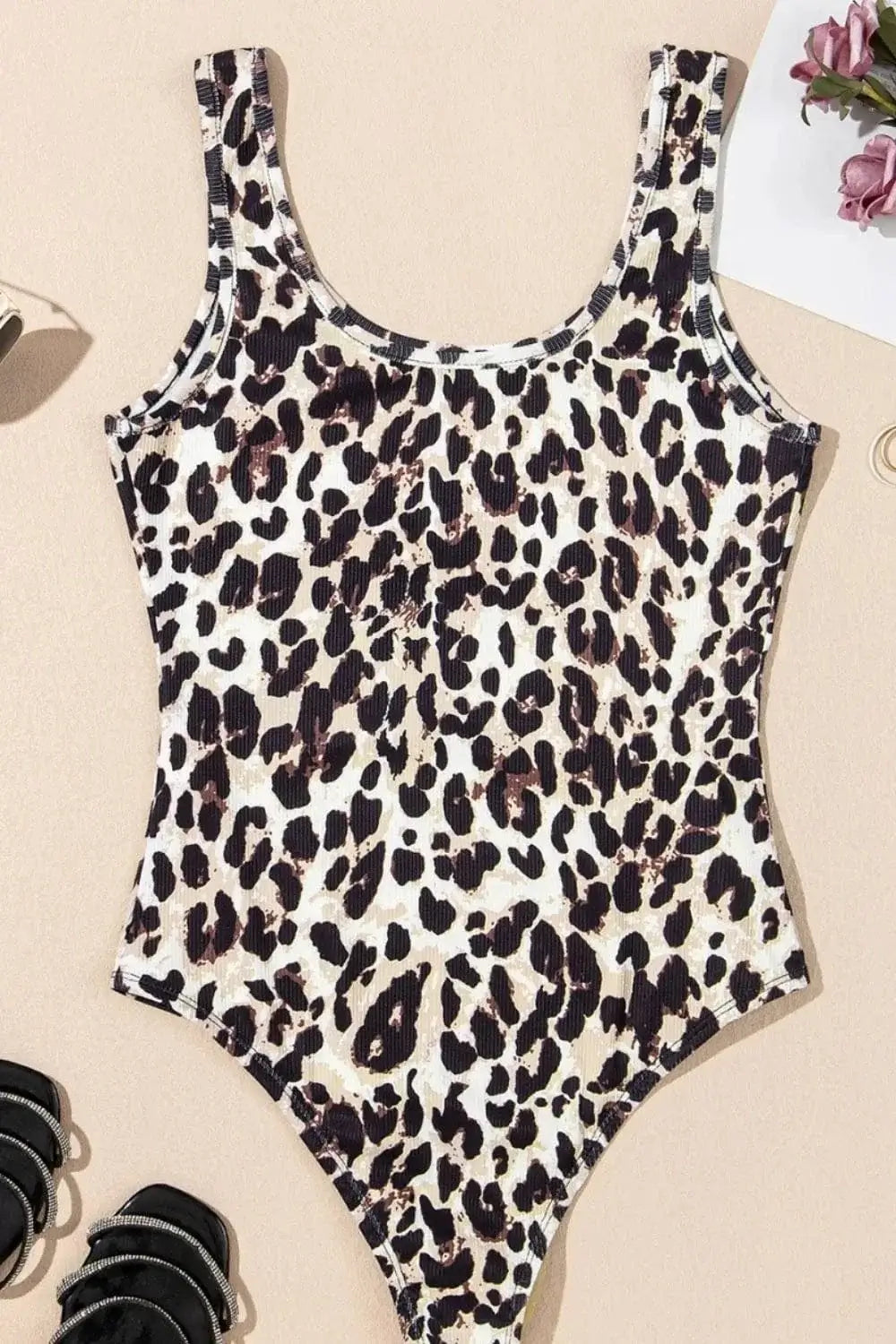 Bodysuits Leopard Sleeveless Bodysuit Leopard Sleeveless Bodysuit