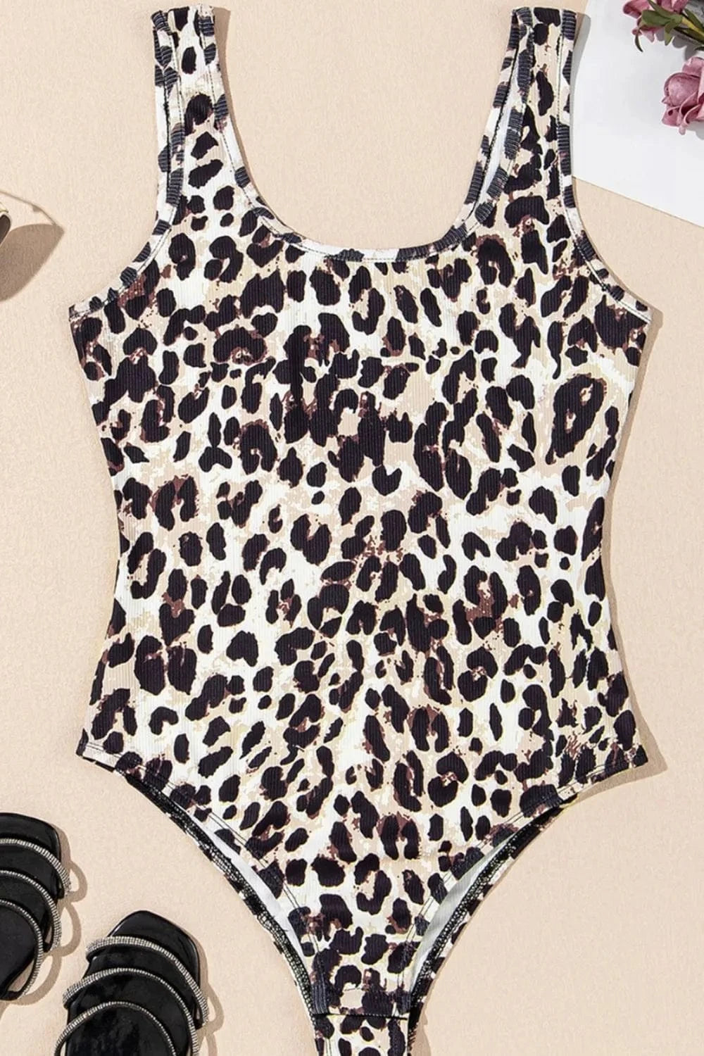 Bodysuits Leopard Sleeveless Bodysuit Leopard Sleeveless Bodysuit
