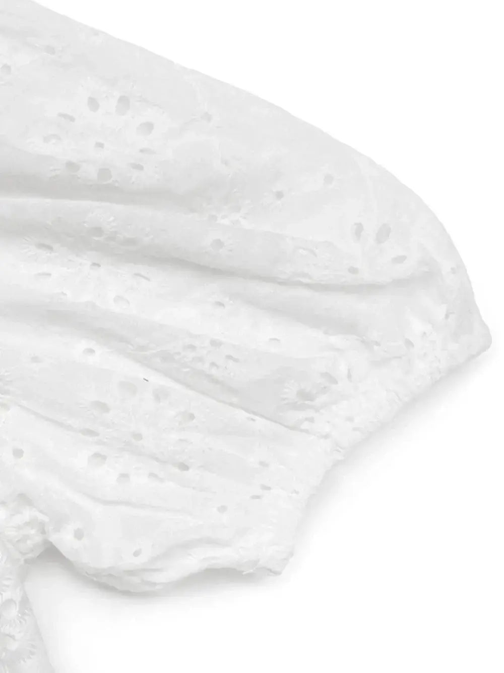 Bodysuits Perfee Tied Eyelet Short Sleeve Bodysuit Perfee Tied Eyelet Short Sleeve Bodysuit