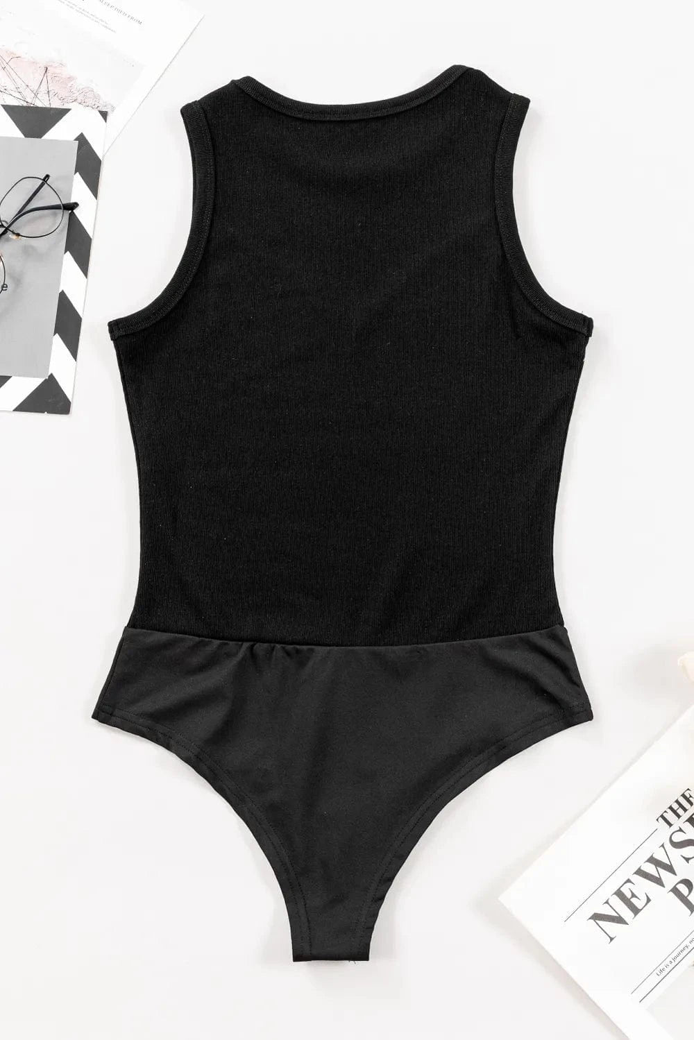 Bodysuits Round Neck Sleeveless Bodysuit Round Neck Sleeveless Bodysuit