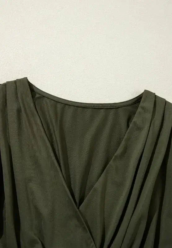 Bodysuits Ruched Surplice Long Sleeve Bodysuit Ruched Surplice Long Sleeve Bodysuit