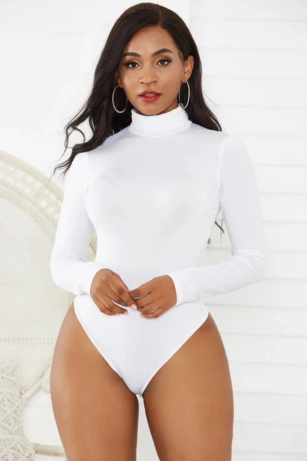 Bodysuits Turtleneck Long Sleeve Bodysuit Turtleneck Long Sleeve Bodysuit