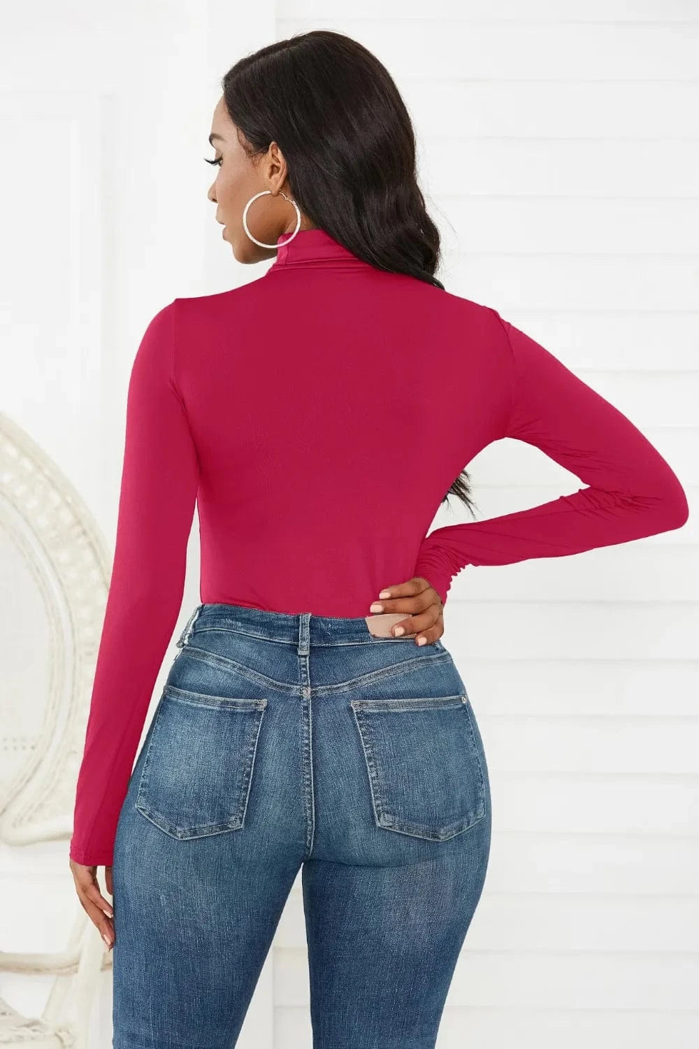Bodysuits Turtleneck Long Sleeve Bodysuit Turtleneck Long Sleeve Bodysuit