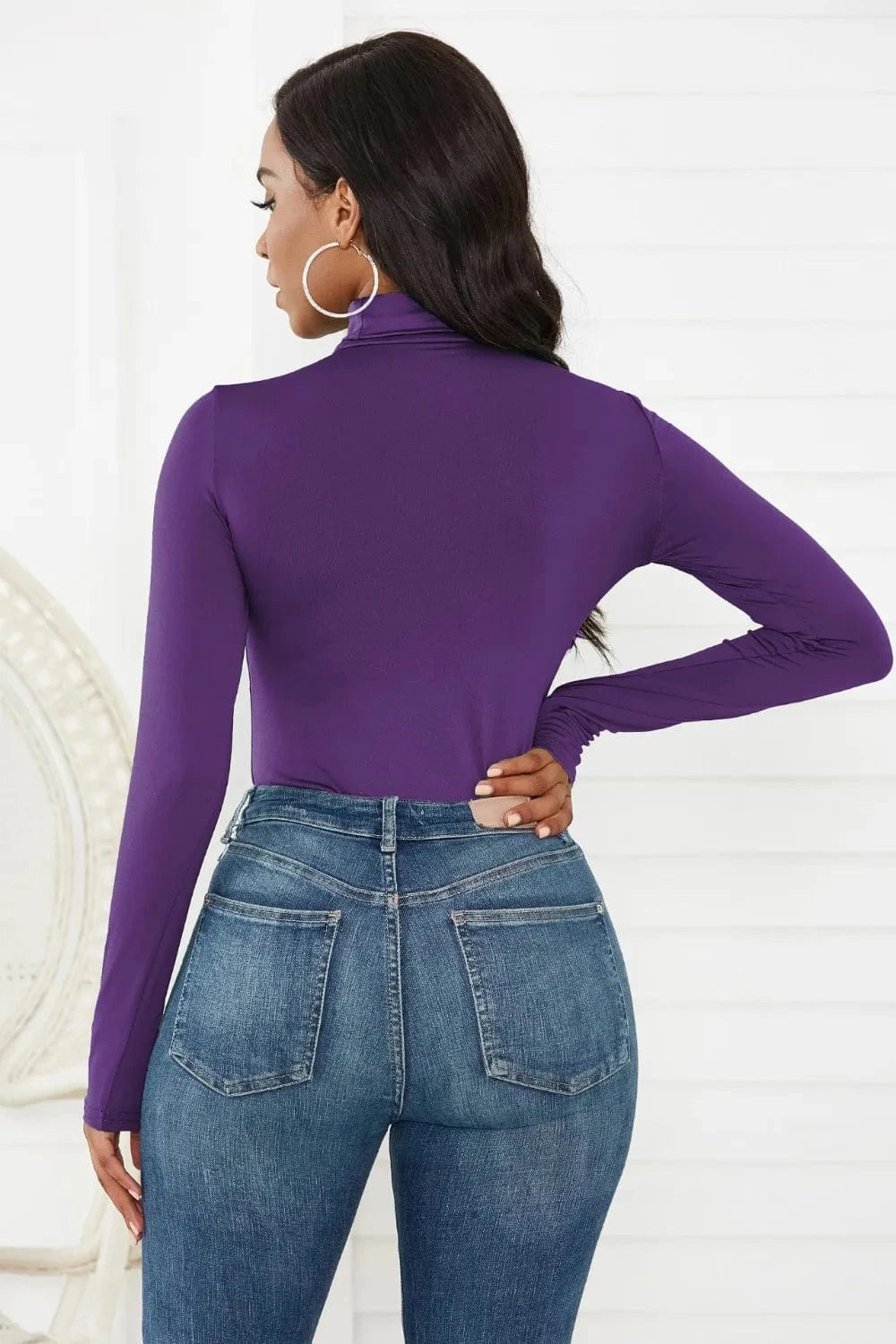Bodysuits Turtleneck Long Sleeve Bodysuit Turtleneck Long Sleeve Bodysuit