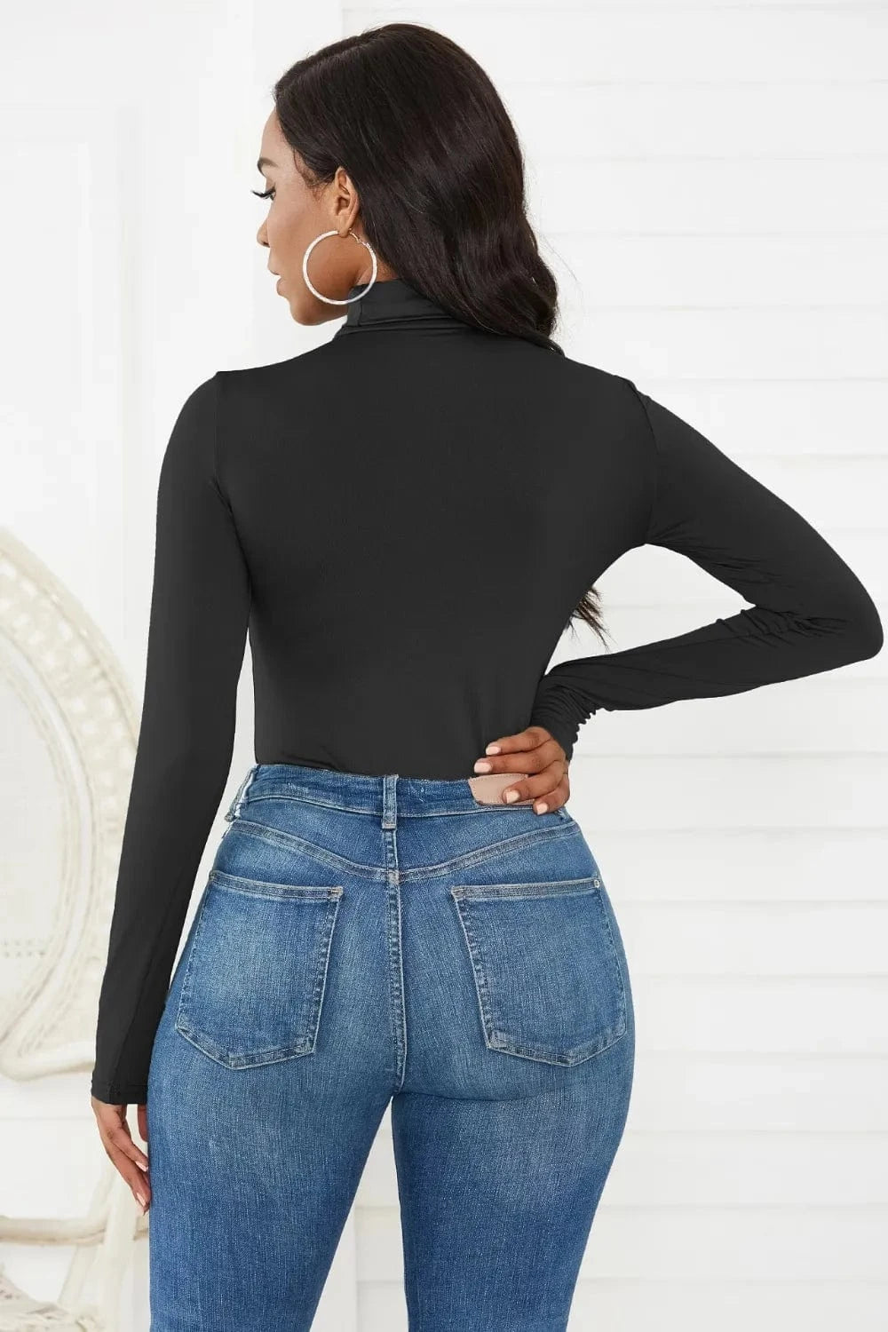 Bodysuits Turtleneck Long Sleeve Bodysuit Turtleneck Long Sleeve Bodysuit
