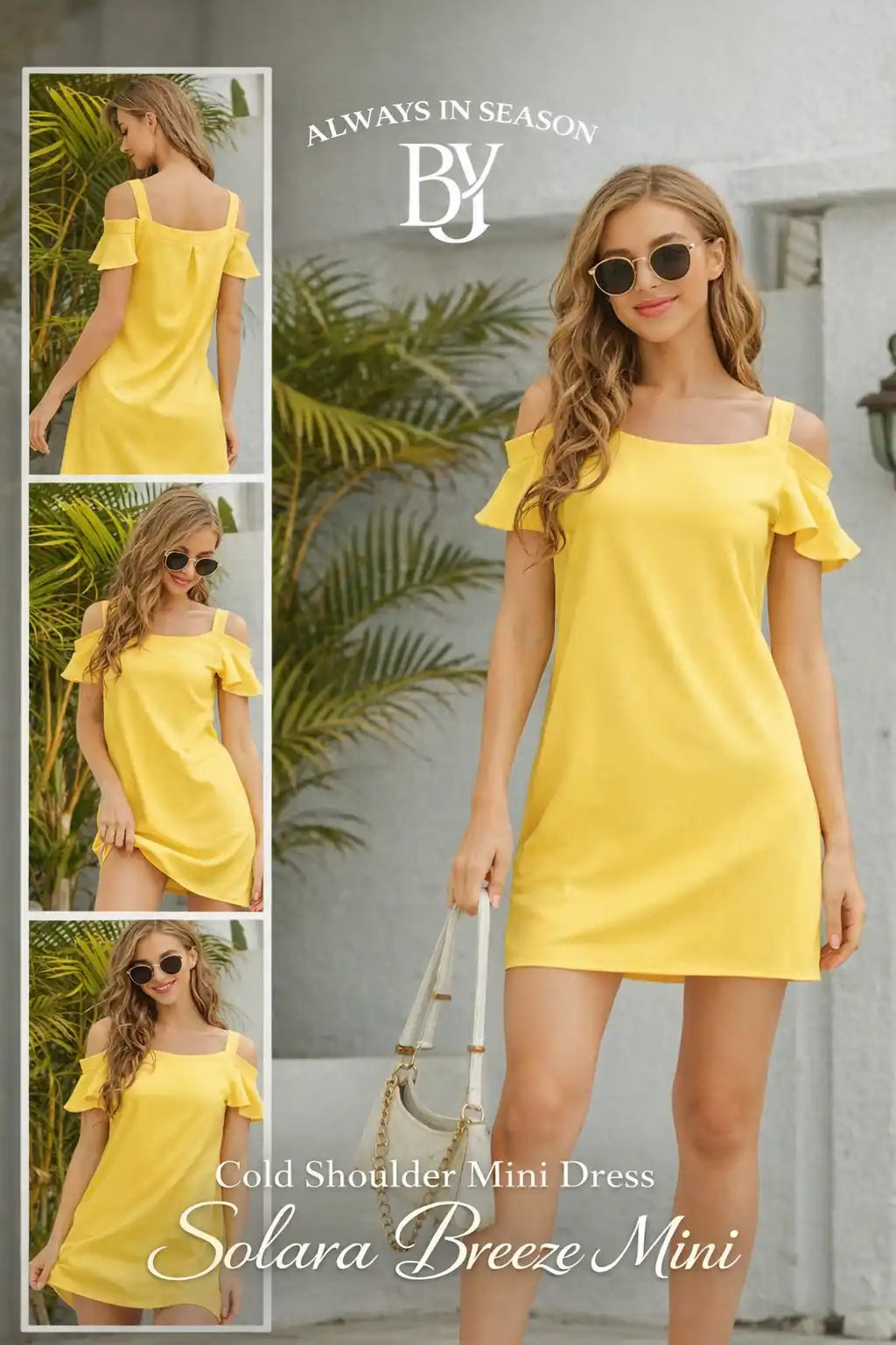 Miniabito con spalle scoperte