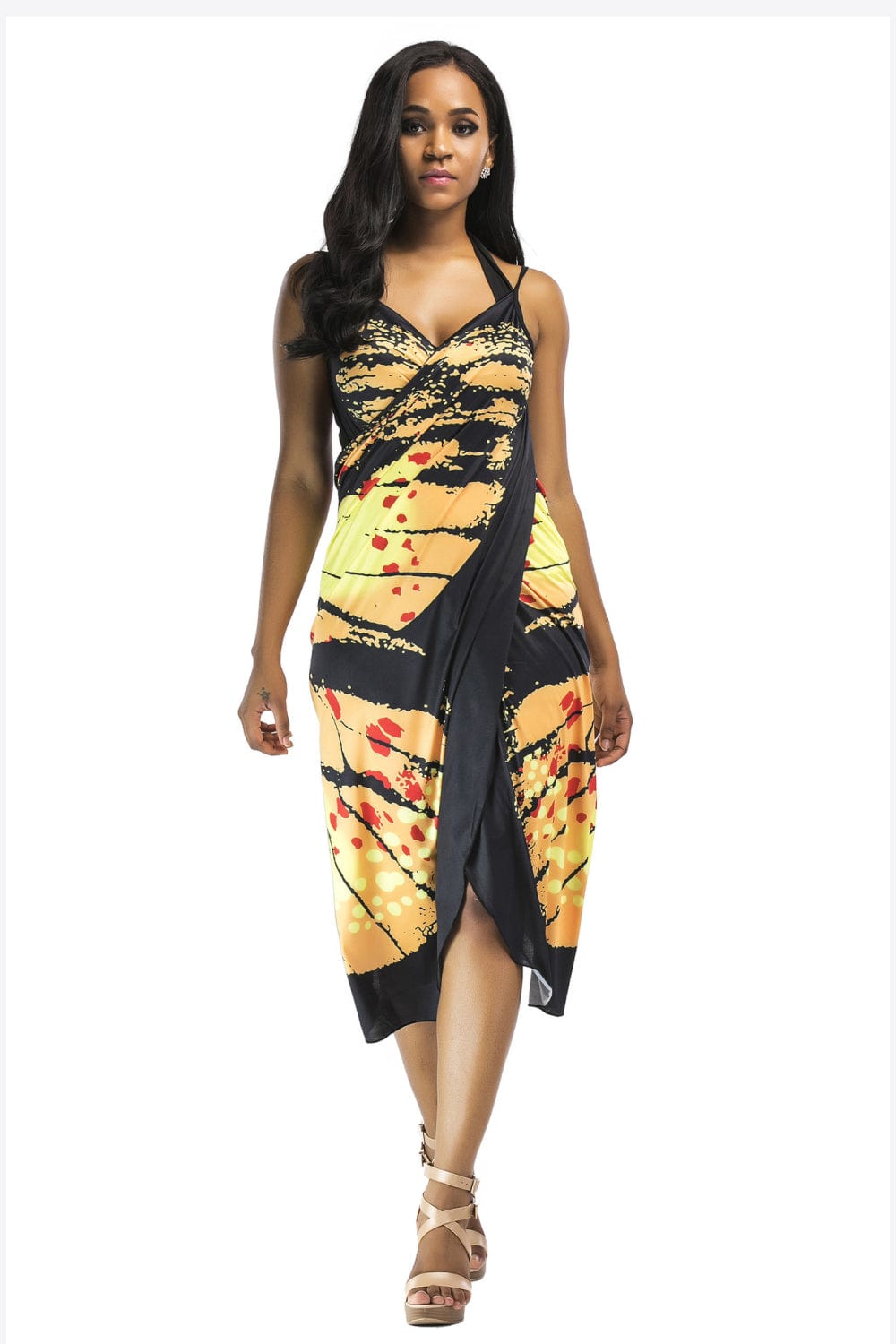 Butterfly Spaghetti Strap Cover Up coverups