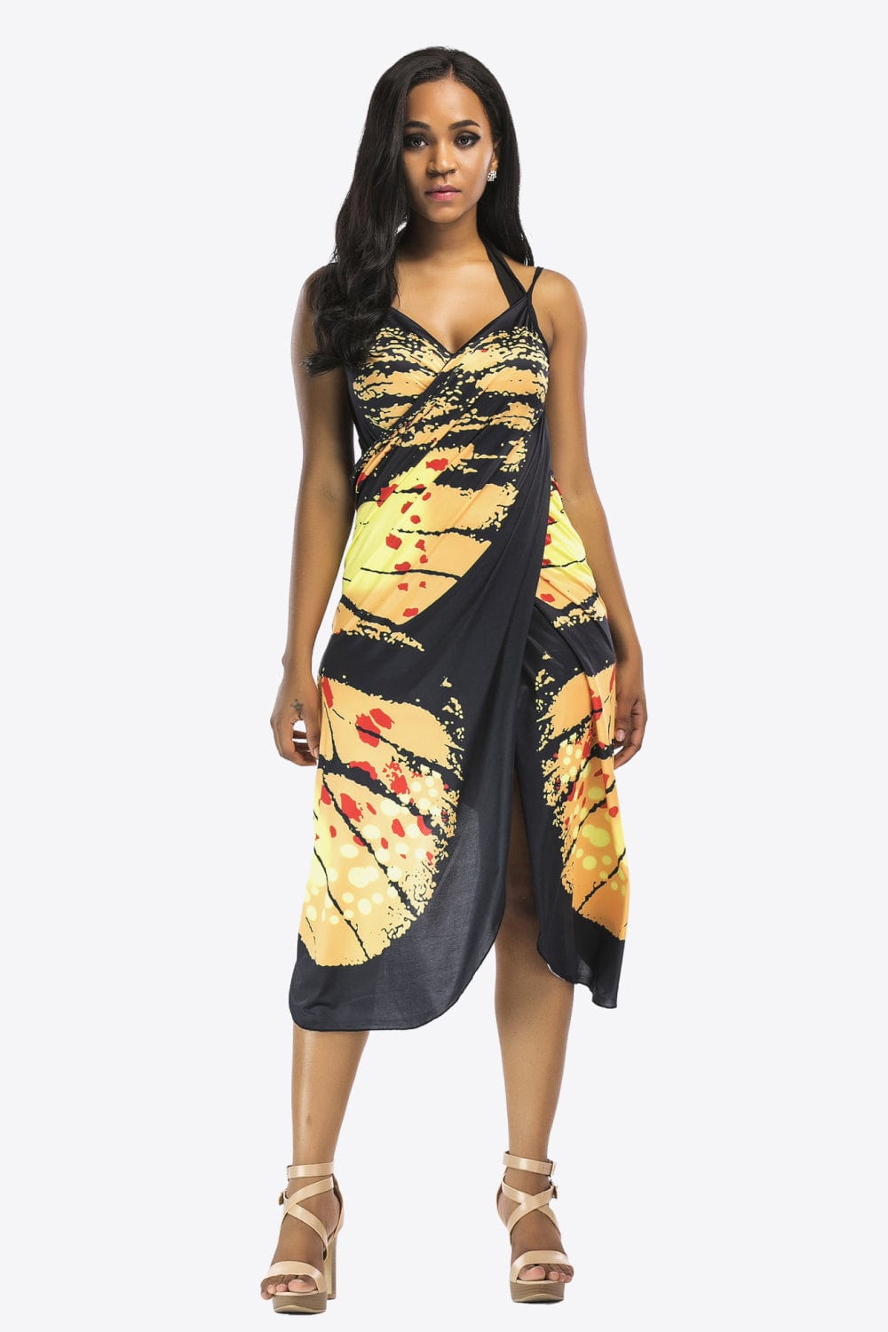 Butterfly Spaghetti Strap Cover Up coverups