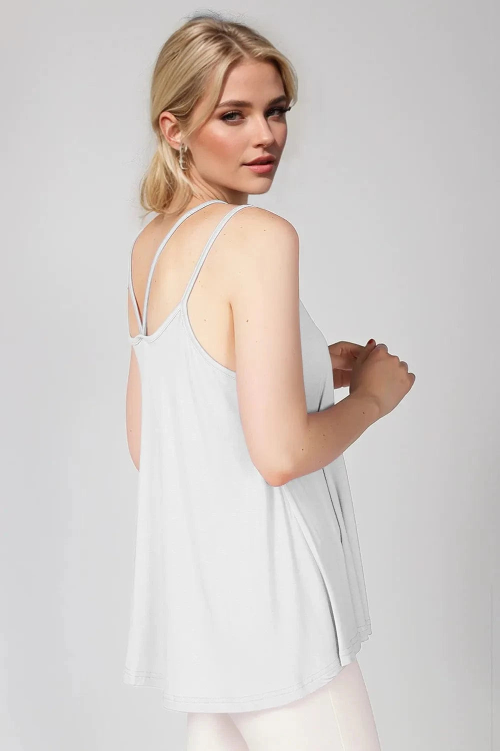 Basic Bae Bamboo Scoop Neck Double Spaghetti Straps Cami everyday essentials