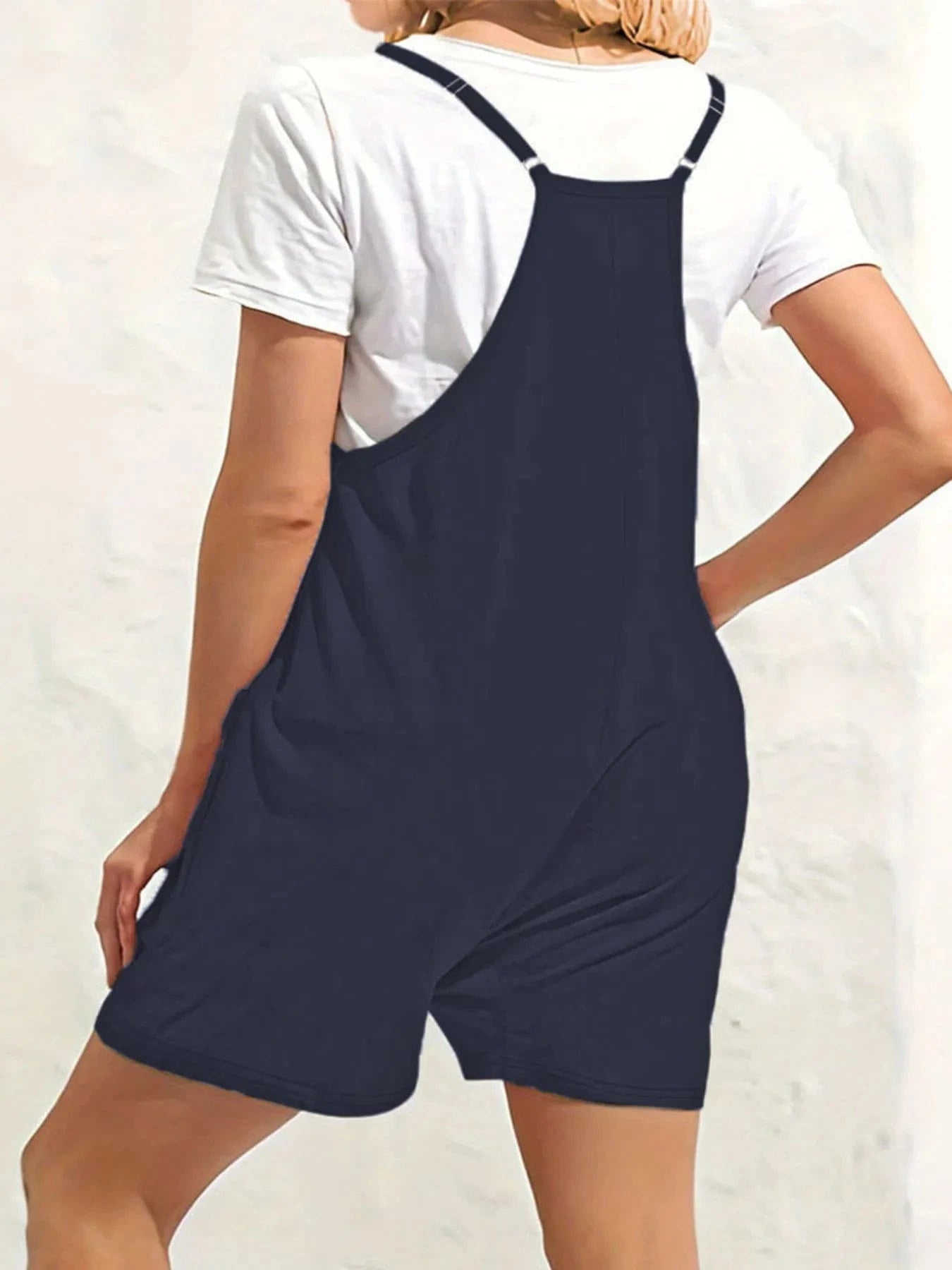 Full Size Scoop Neck Spaghetti Strap Overalls Plus Size everyday essentials