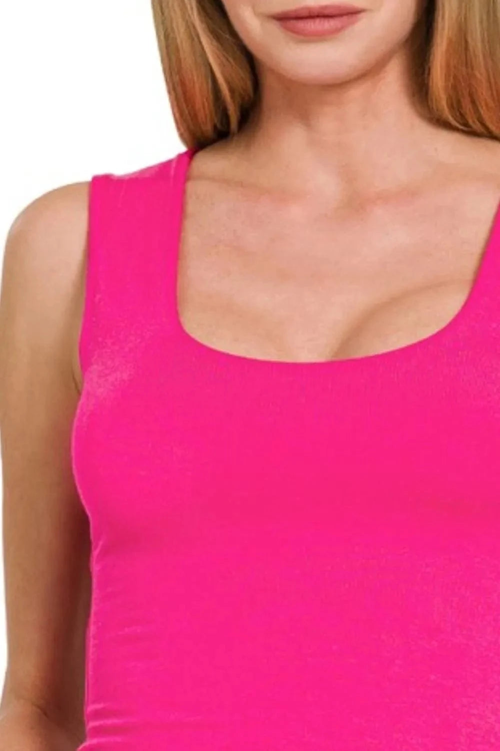 Zenana Double Layered Cropped Tank Top everyday essentials