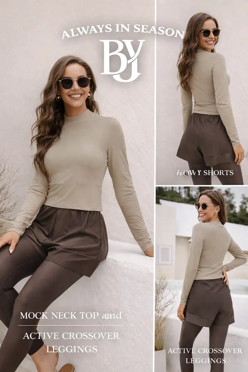 Ensemble de bain à manches longues avec leggings
