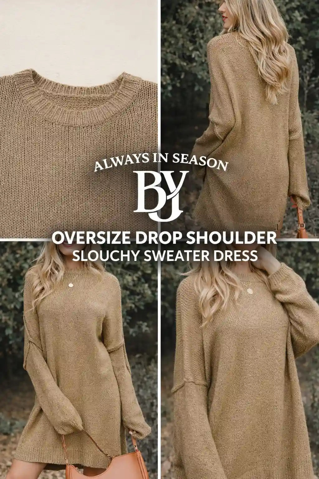 Maglione oversize morbido e lungo