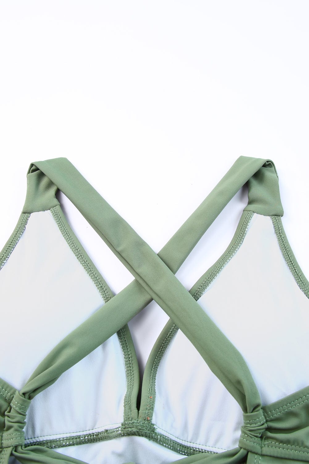 Tie Back Sleeveless Swim Dress and Bottoms Set swim bottoms