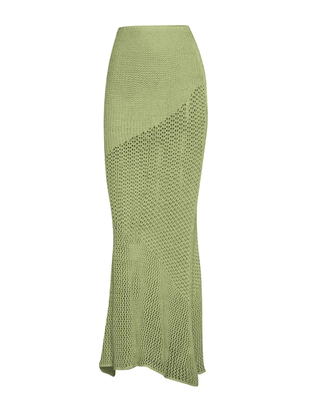 Tied Long Sleeve Top and Skirt Cover Up Set swim tops