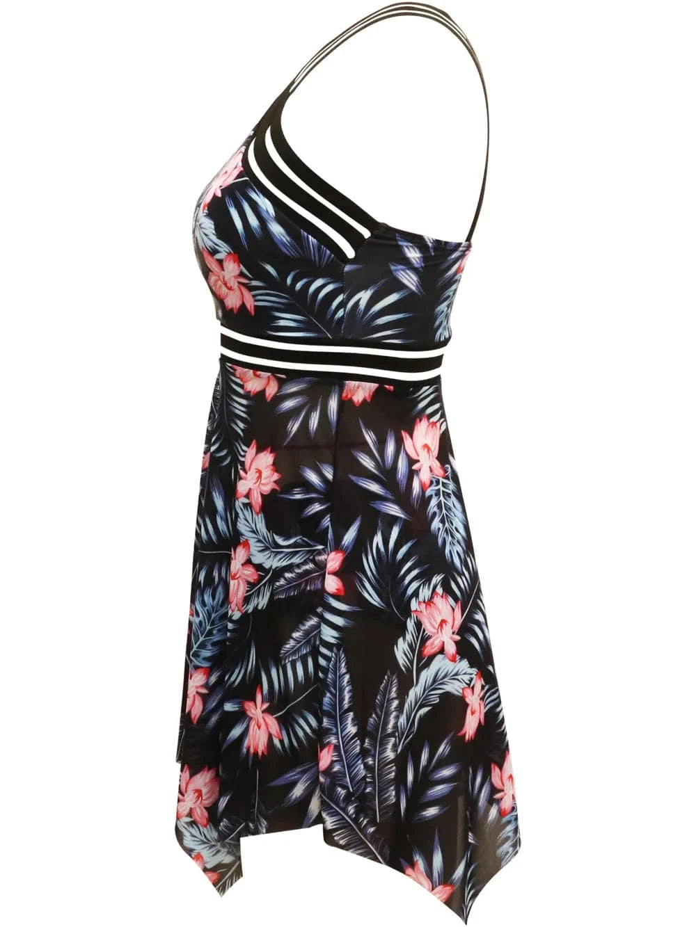 Cutout Printed Two-Piece Swim Set swimset