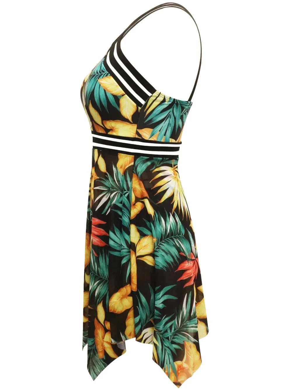 Cutout Printed Two-Piece Swim Set swimset