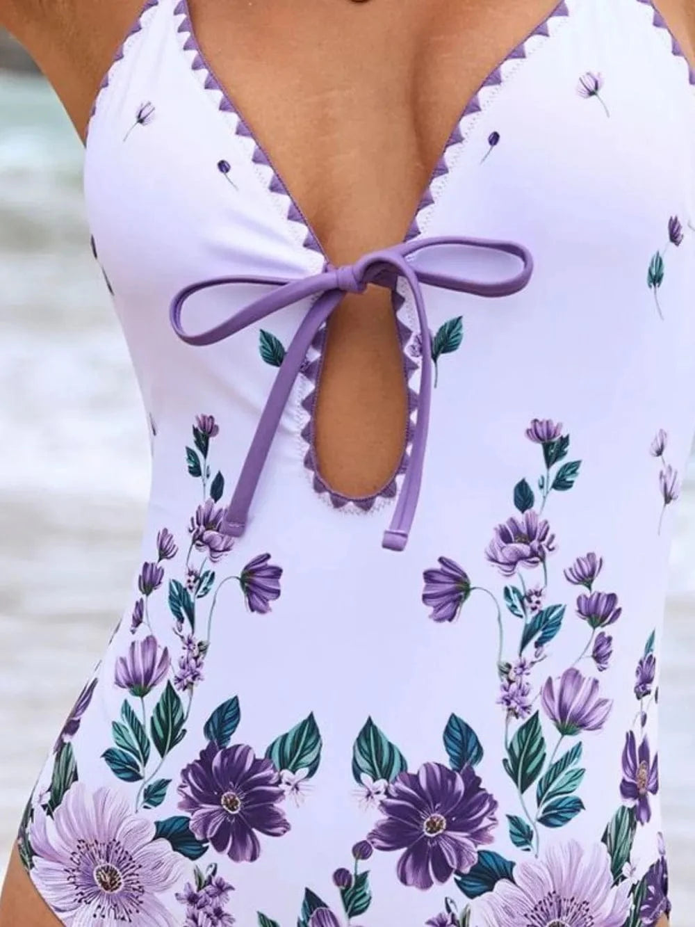 Printed Spaghetti Strap One-Piece Swimwear and Cover Up Swim Set swimset