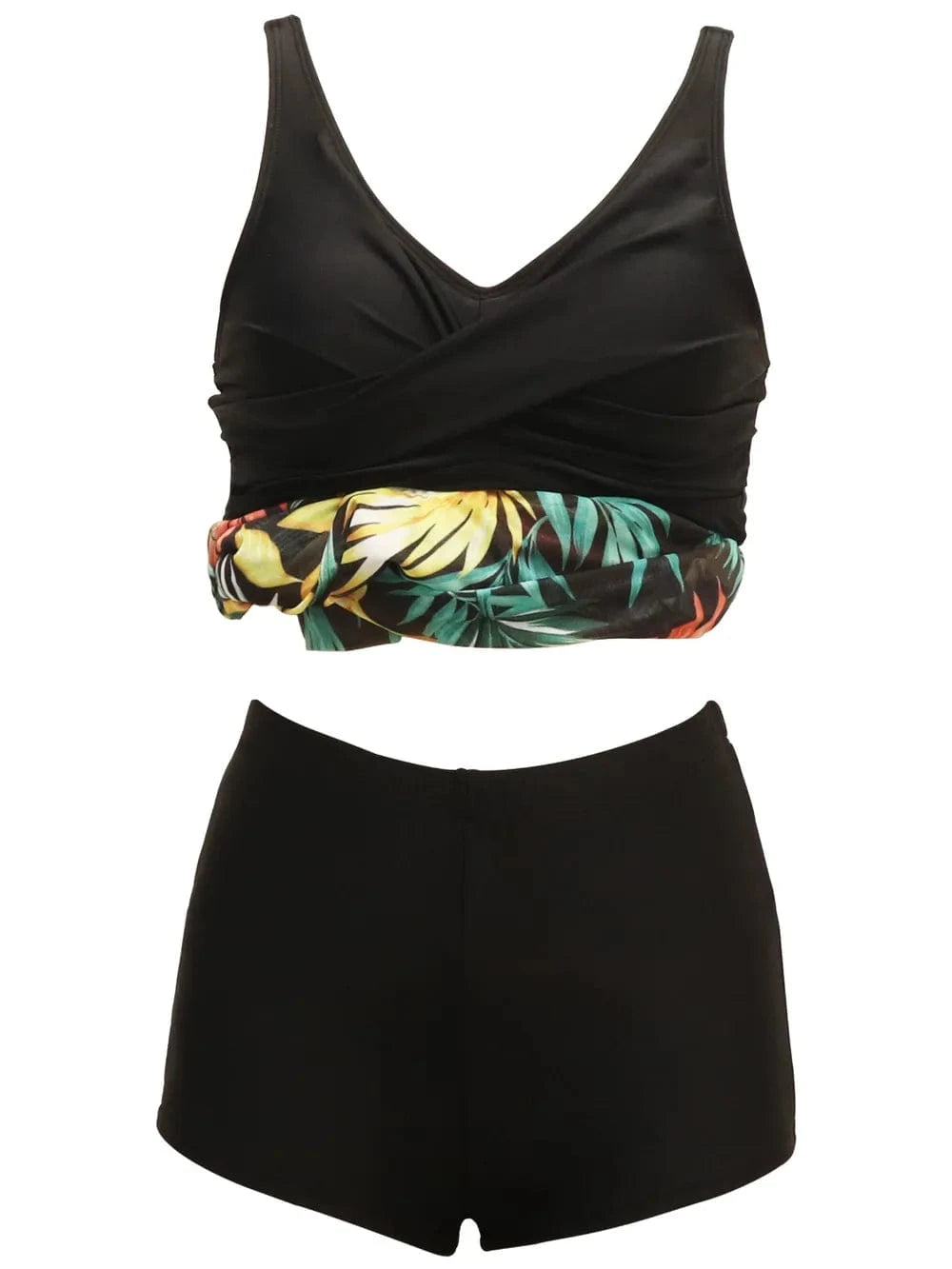 Printed Wide Strap Two-Piece Swim Set swimset