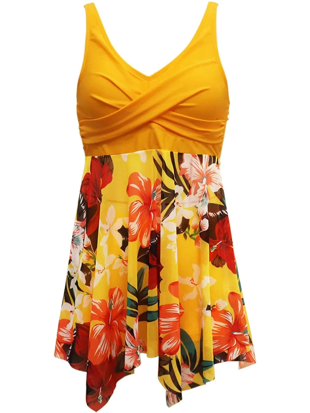 Printed Wide Strap Two-Piece Swim Set swimset