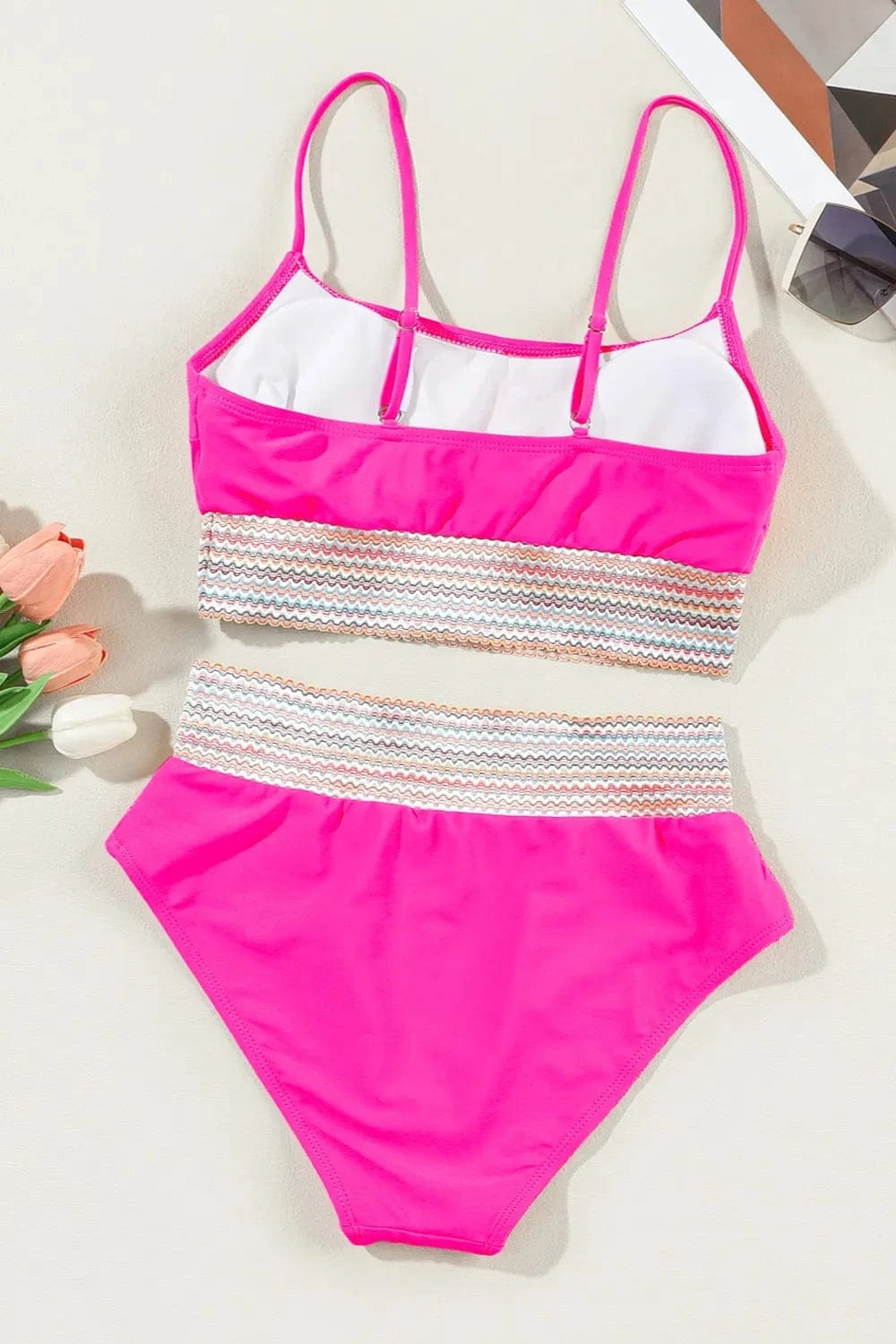 Scoop Neck Spaghetti Strap Two-Piece Swim Set swimset