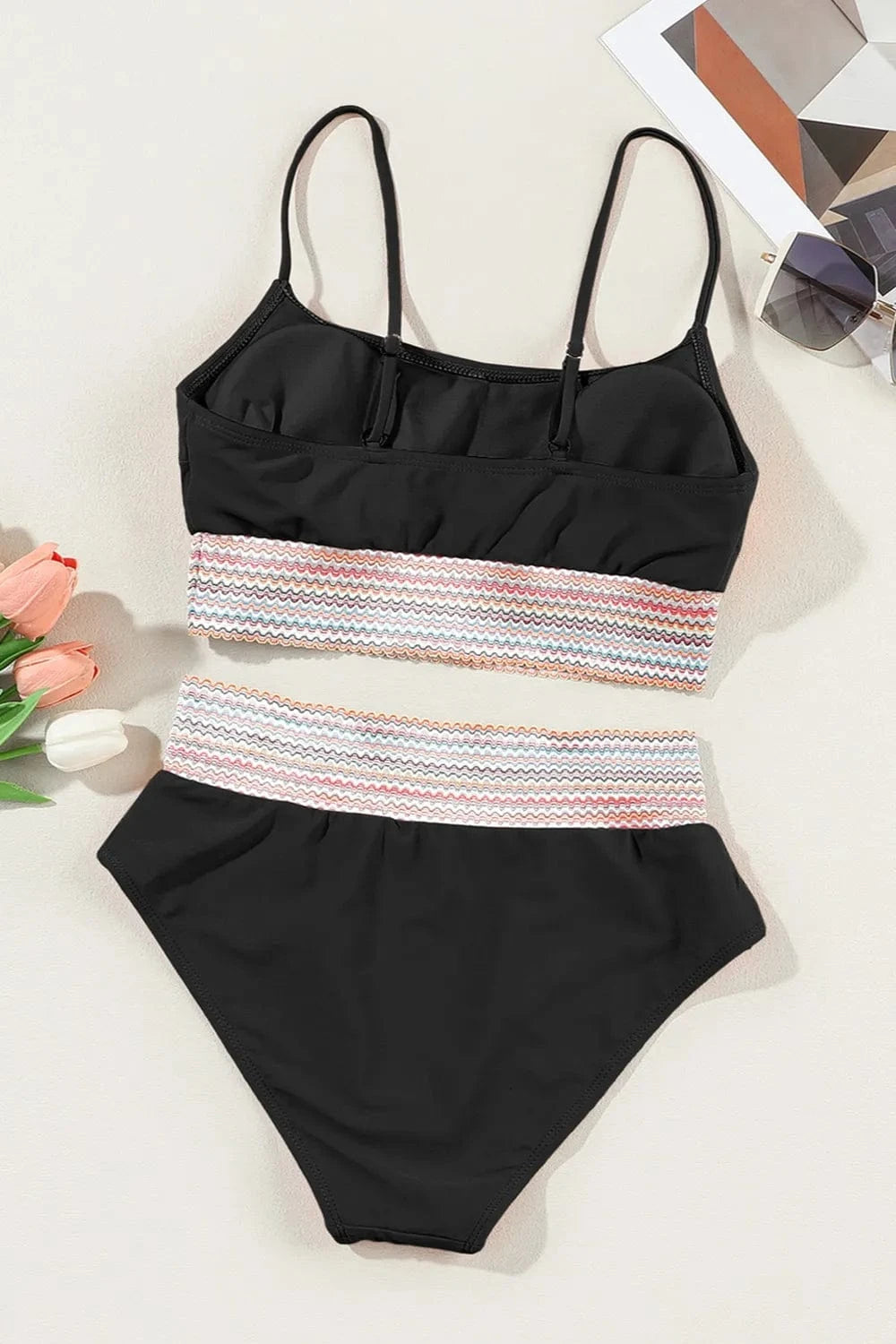 Scoop Neck Spaghetti Strap Two-Piece Swim Set swimset