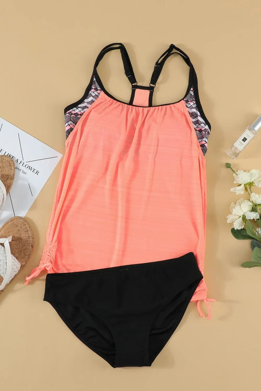 Scoop Neck Top and Brief Swim Set swimset