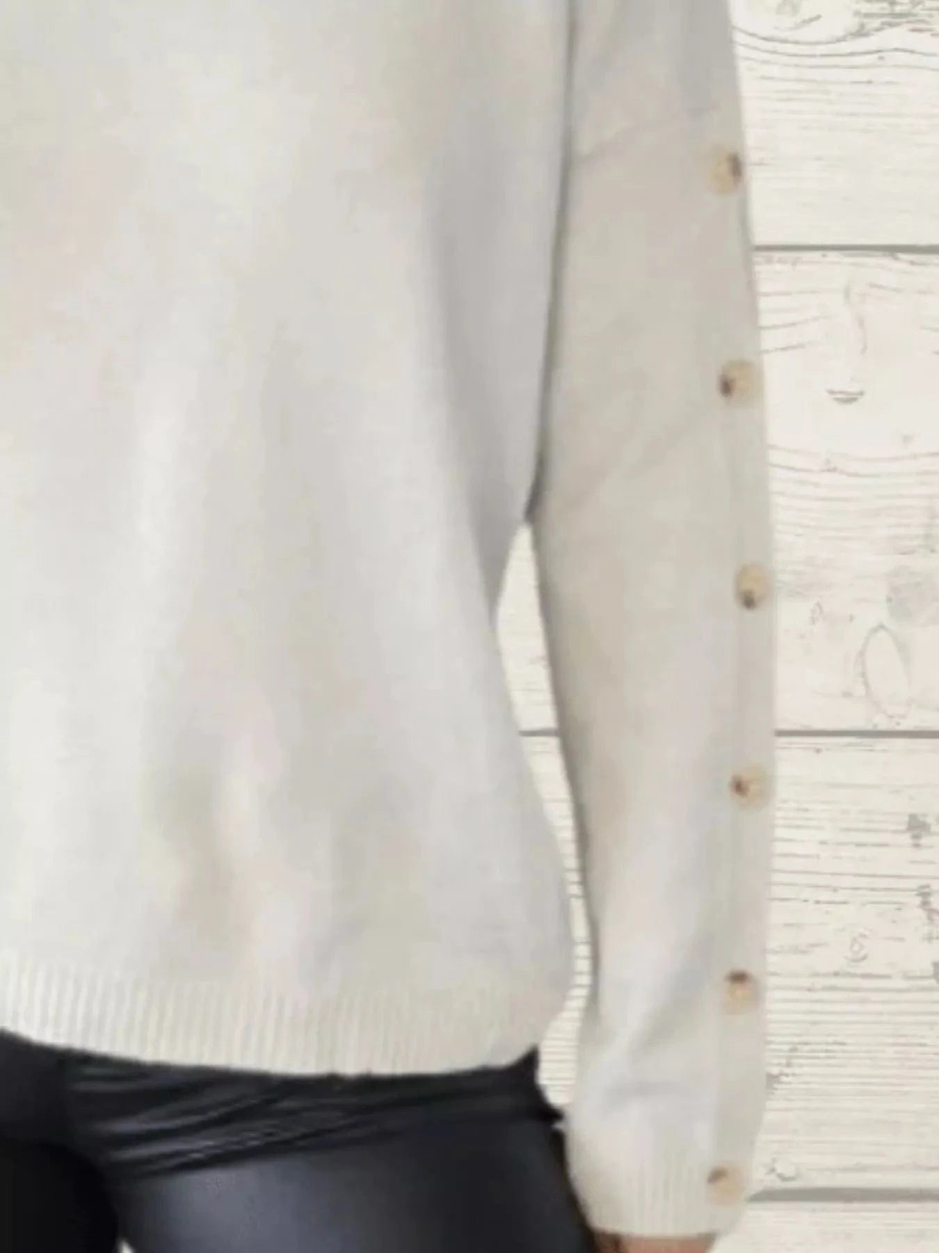 Full Size Turtleneck Long Sleeve Sweater Plus Size Tops and sweaters and T-Shirts