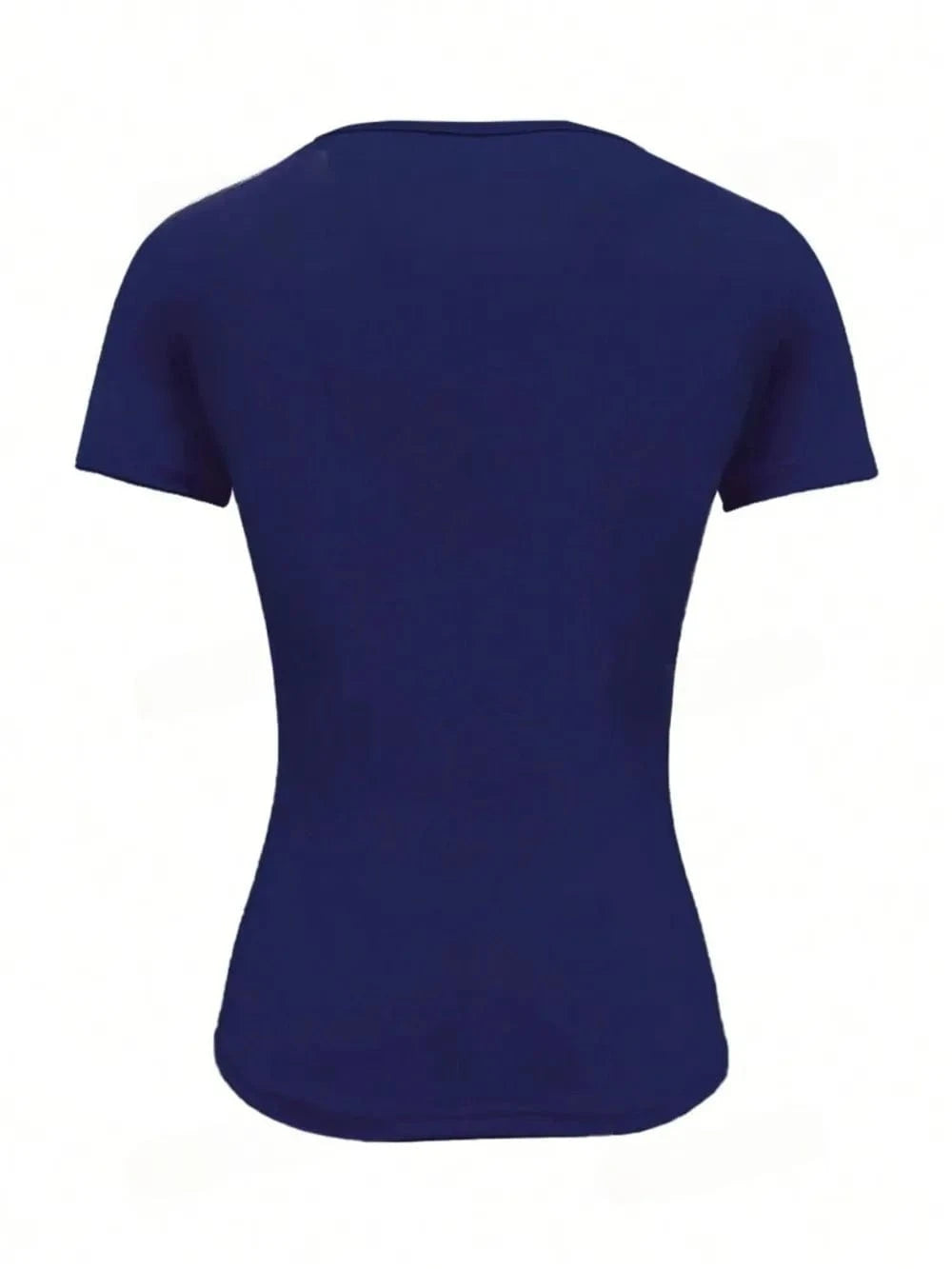 Round Neck Short Sleeve T-Shirt Tops and T-Shirts