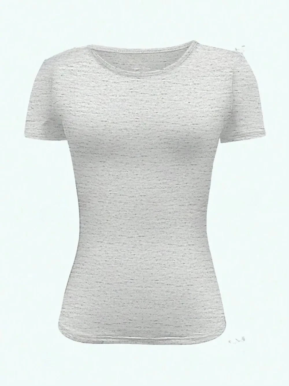 Round Neck Short Sleeve T-Shirt Tops and T-Shirts