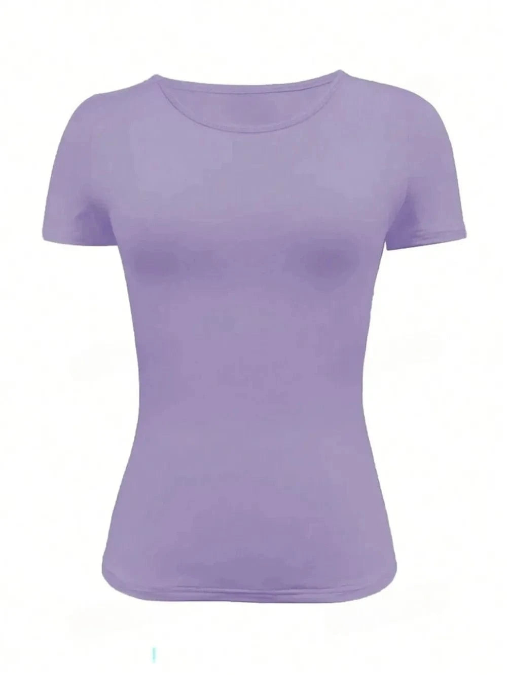 Round Neck Short Sleeve T-Shirt Tops and T-Shirts