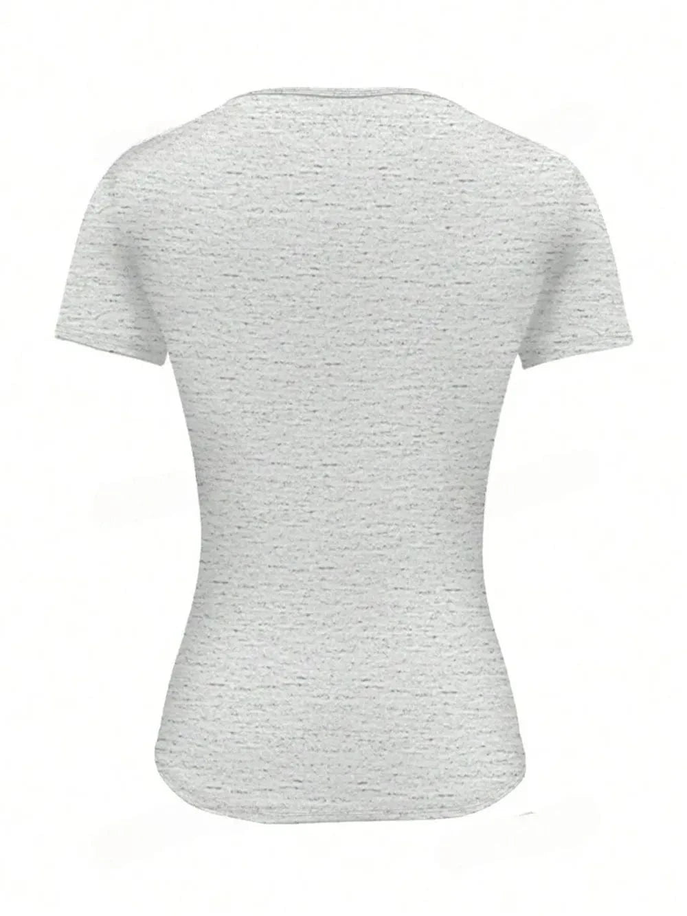 Round Neck Short Sleeve T-Shirt Tops and T-Shirts