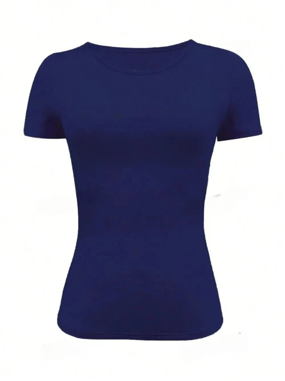 Round Neck Short Sleeve T-Shirt Tops and T-Shirts