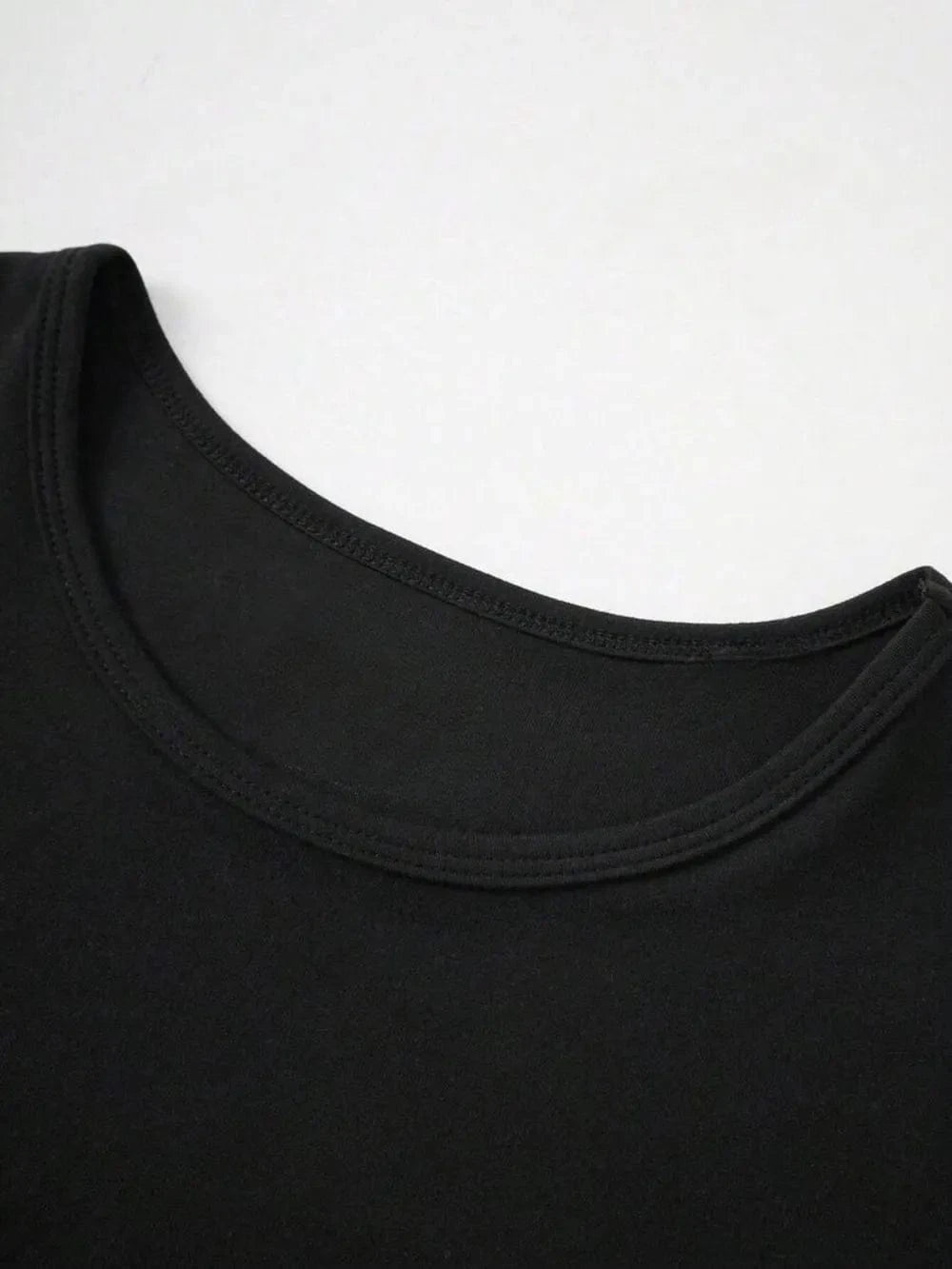 Round Neck Short Sleeve T-Shirt Tops and T-Shirts