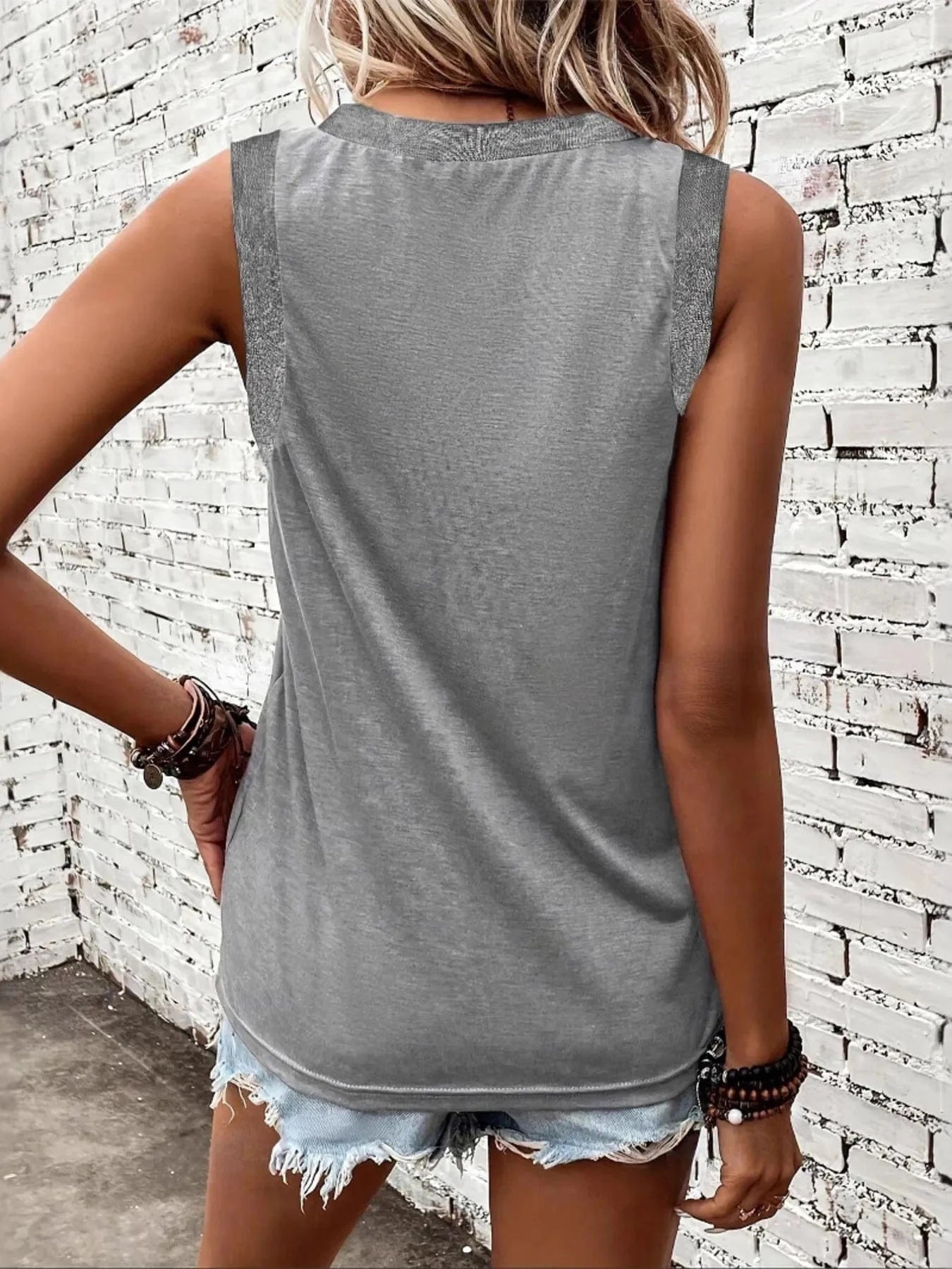 V-Neck Tank Tops and T-Shirts