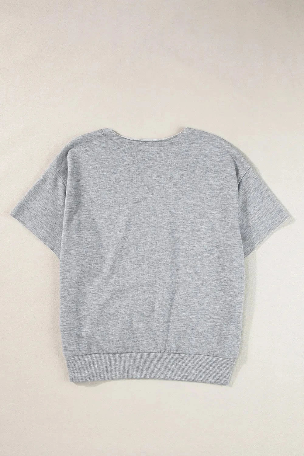 USA Notched Short Sleeve T-Shirt tops