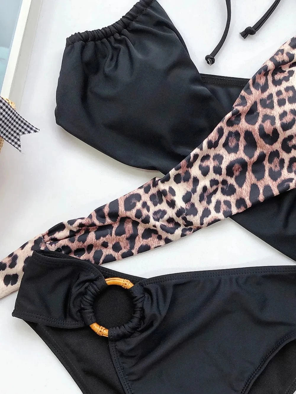 Halter Neck Two-Piece Bikini Set Various Bikini