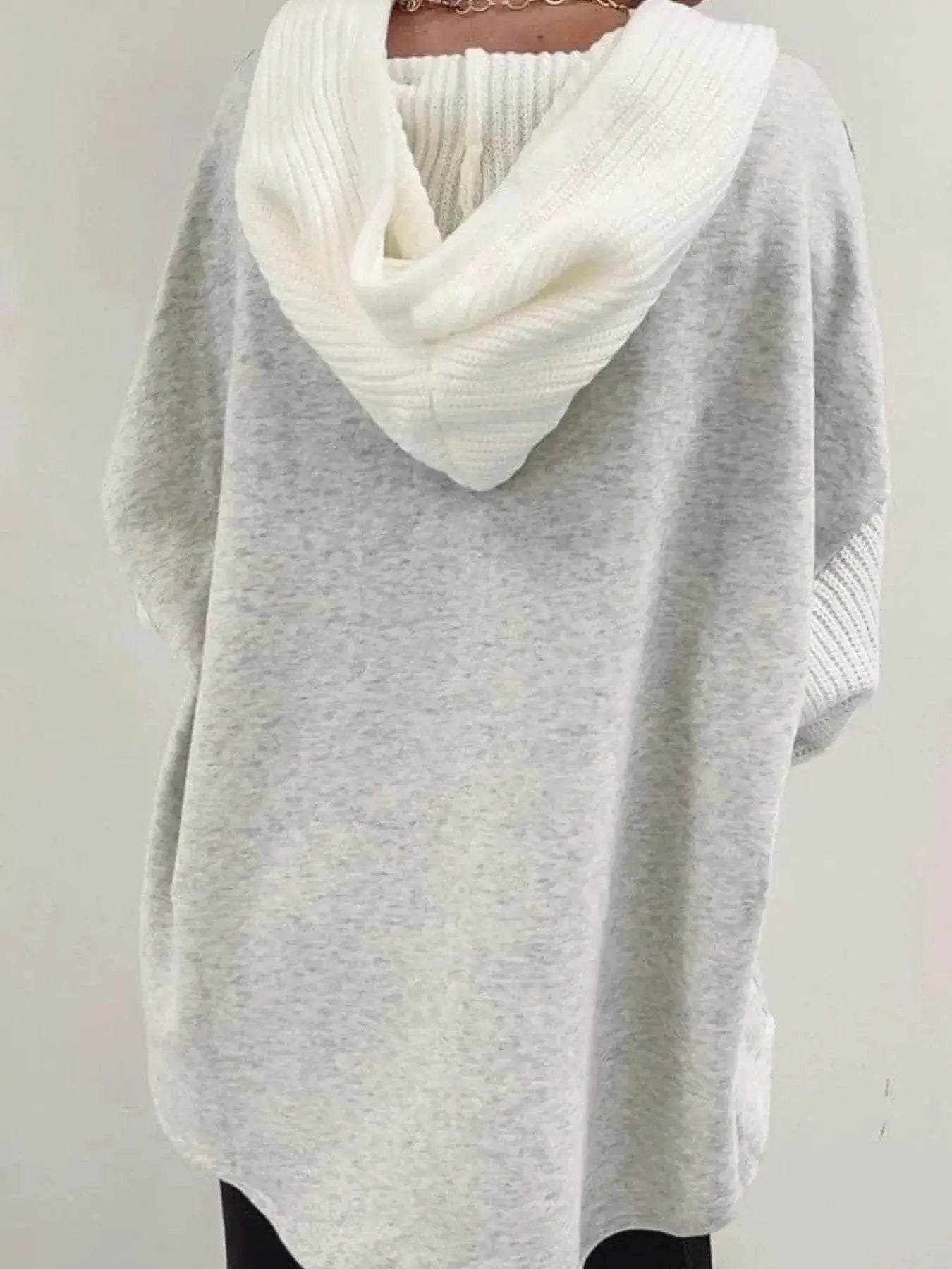 Women tops Drawstring Button Front Hoodie Drawstring Button Front Hoodie