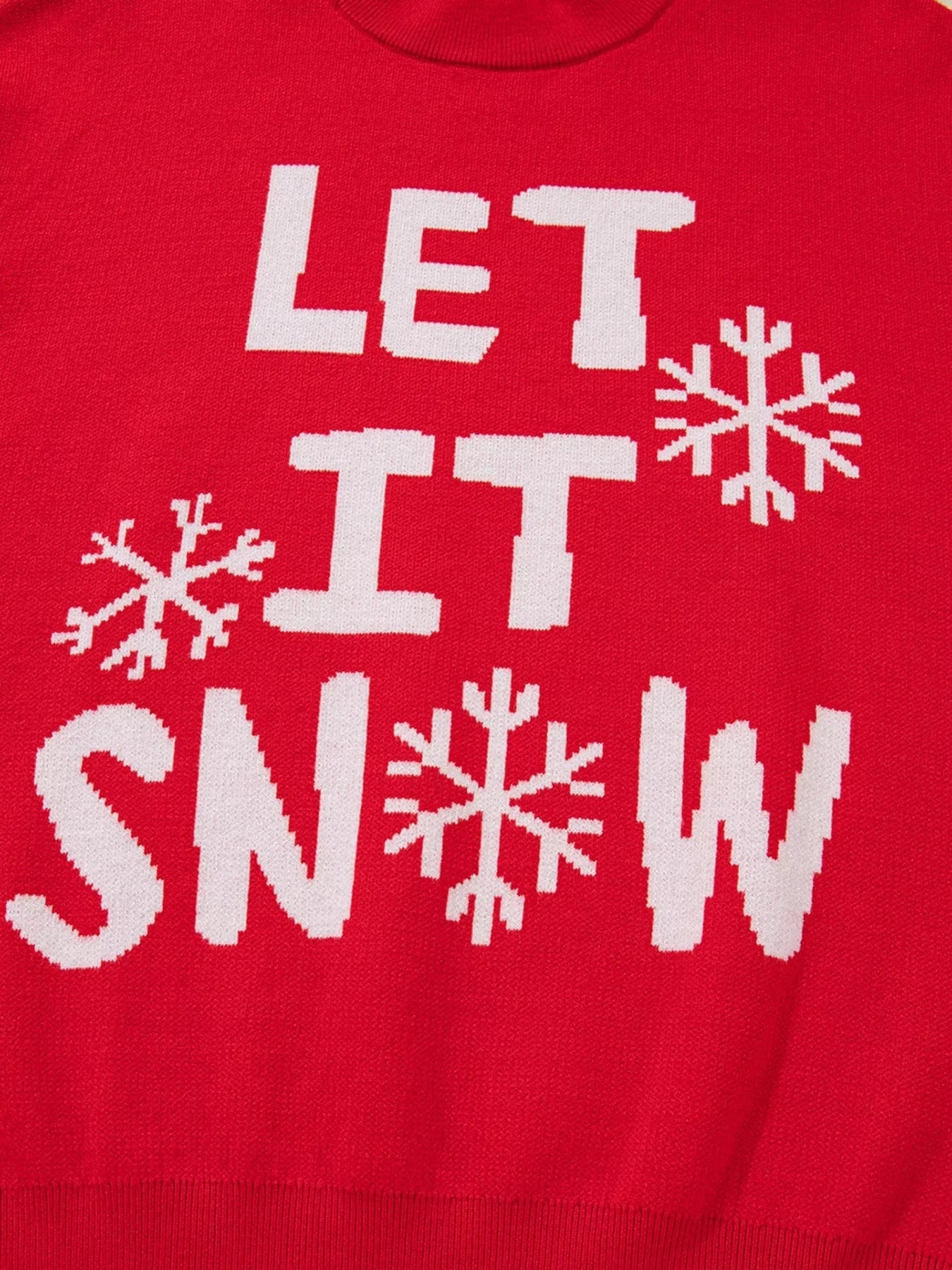Women tops LET IT SNOW Christmas Loose Sweater LET IT SNOW Christmas Loose Sweater