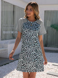 Ivy Lane Leopard Print Short-Sleeve Mini Dress - product view 6