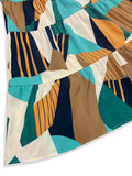 Printed Mock-Neck Mini Dress - product view 4